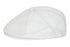 White lamb nappa leather classic cabbie cap by LLD Original