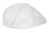White Genuine Off-White Lamb Nappa Leather London Flat Cap by LLD Original, classic cabbie style headwear