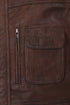 Men’s Brown Buff Real Lamb Leather Gilet – Vinny Vig