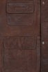 Men’s Brown Buff Real Lamb Leather Gilet – Vinny Vig