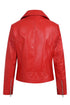 Women's Biker Style Real Leather Jacket - CELIA - London Leathers Direct