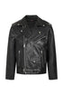 Men's Genuine Classic Leather Biker Jacket - FONZY - London Leathers Direct