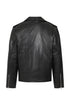 Men's Genuine Classic Leather Biker Jacket - FONZY - London Leathers Direct