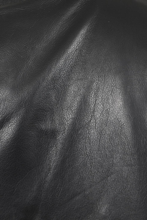 Men's Genuine Classic Leather Biker Jacket - FONZY - London Leathers Direct