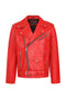 Men's Genuine Classic Leather Biker Jacket - FONZY - London Leathers Direct