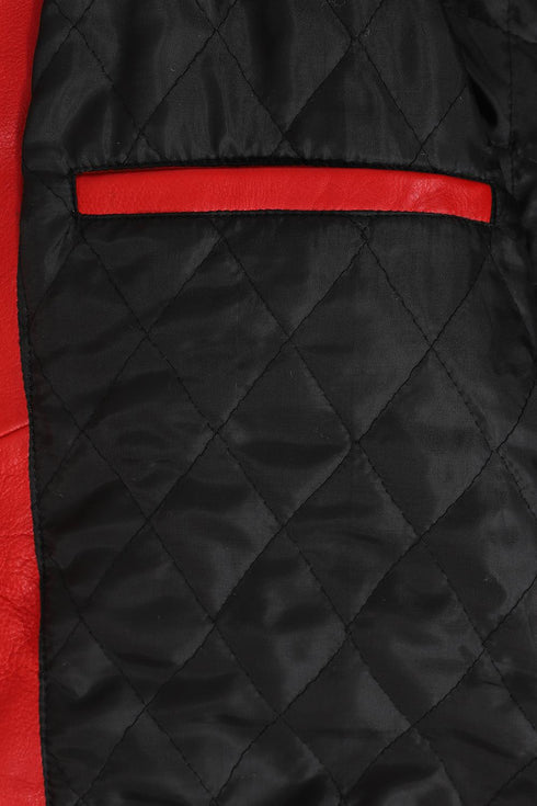 Men's Genuine Classic Leather Biker Jacket - FONZY - London Leathers Direct