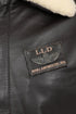Men's Real Leather Pilot Jacket with Detachable Fur Collar - HARRY - London Leathers Direct