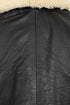 Men's Genuine Cowhide Pilot Leather Jacket - Black with Fur Collar