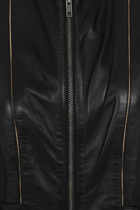 Women's Beautifully Fitted Stylish Leather Jacket - JUDY - London Leathers Direct