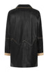 Women's Beautiful ¾ Length Leather Coat - JOSIE - London Leathers Direct