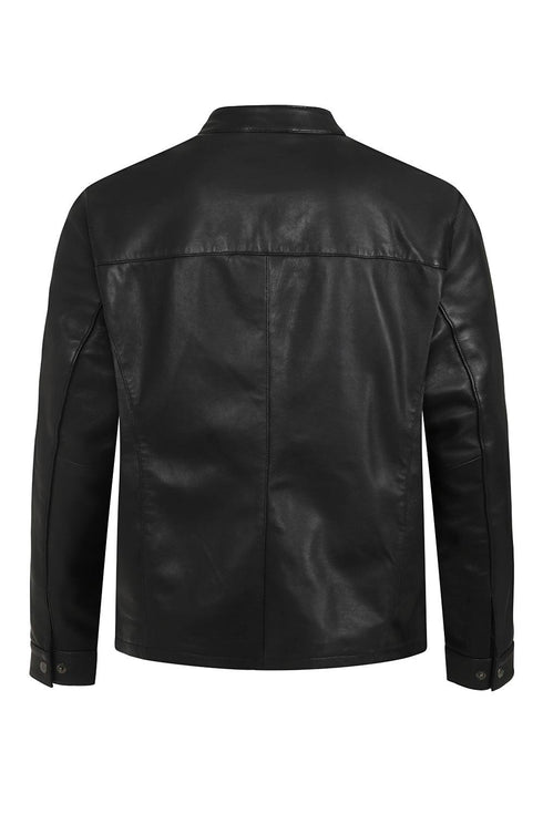 Men's Real Genuine Leather Classic Jacket - Billy - London Leathers Direct