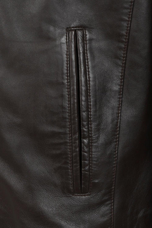 Men's Real Genuine Leather Classic Jacket - Billy - London Leathers Direct