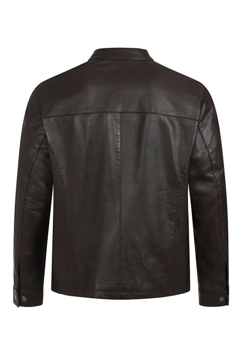 Men's Real Genuine Leather Classic Jacket - Billy - London Leathers Direct