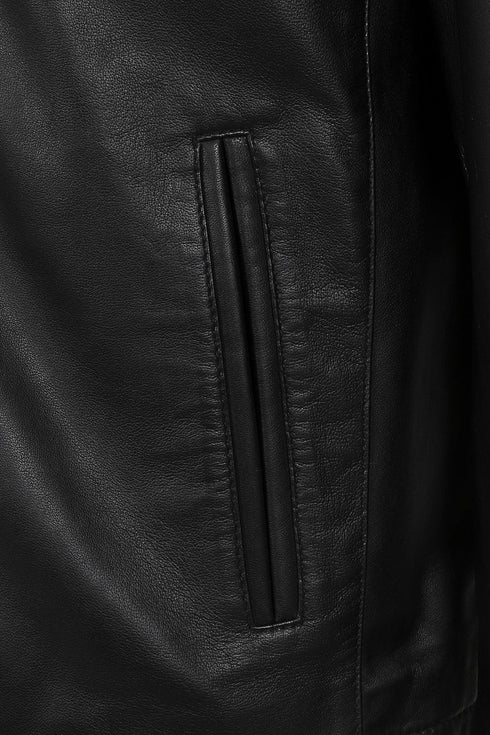 Men's Real Genuine Leather Classic Jacket - Billy - London Leathers Direct