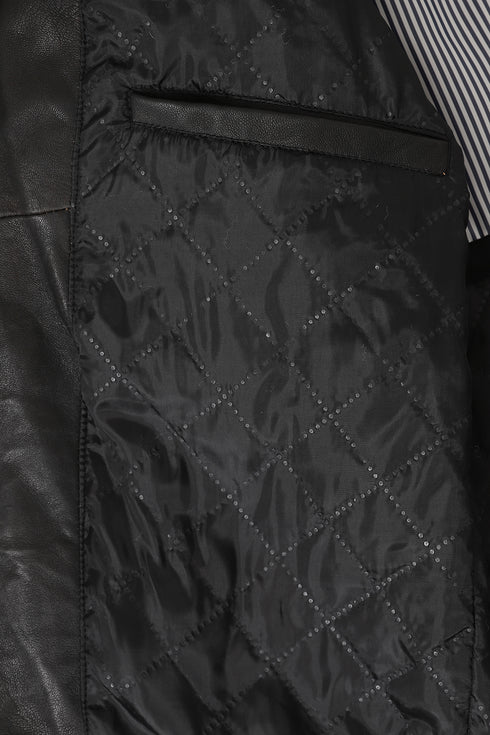 ARMANDO Men's Genuine Nappa Leather Jacket - Classic Brown