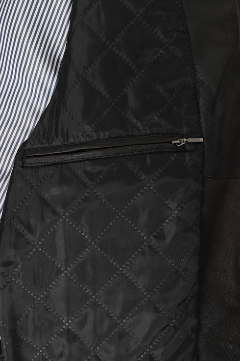 ARMANDO Men's Genuine Nappa Leather Jacket - Classic Brown