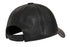 Premium black leather baseball cap with curved peak by LLD Original, featuring adjustable strap