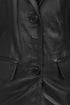 LLD Original women's black Nappa leather blazer jacket, hip length, available in multiple sizes