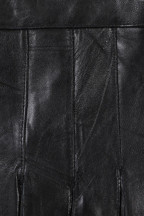 Men's Black Leather Gloves - London Leathers Direct
