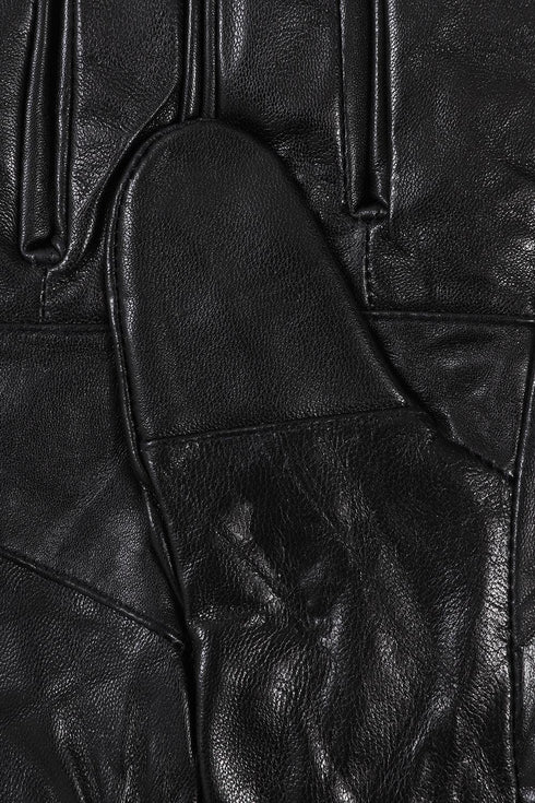 Men's Black Leather Gloves - London Leathers Direct