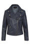 Women's Biker Style Real Leather Jacket - CELIA - London Leathers Direct