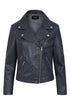 Women's Biker Style Real Leather Jacket - CELIA - London Leathers Direct