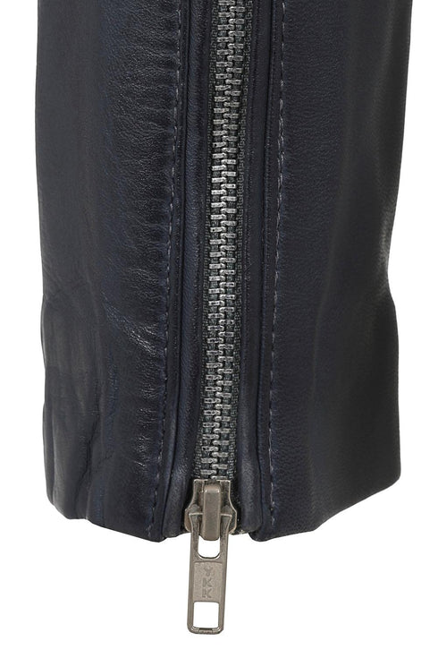 Women's Biker Style Real Leather Jacket - CELIA - London Leathers Direct