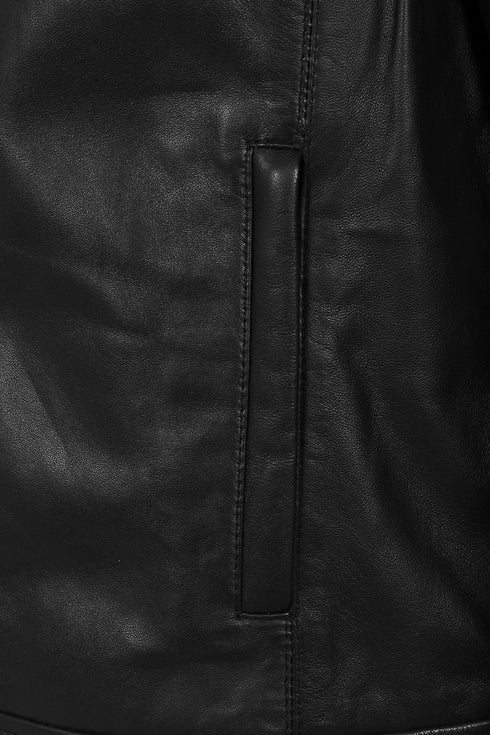 Men's Classic Stylish Leather Jacket - PETER - London Leathers Direct