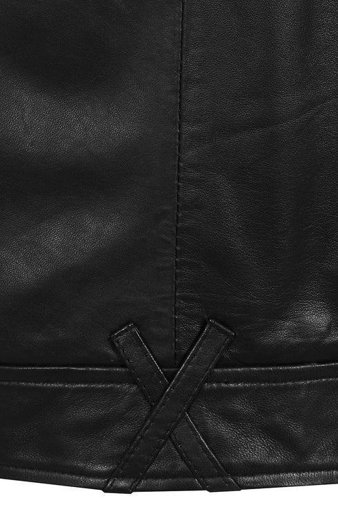 Men's Classic Stylish Leather Jacket - PETER - London Leathers Direct