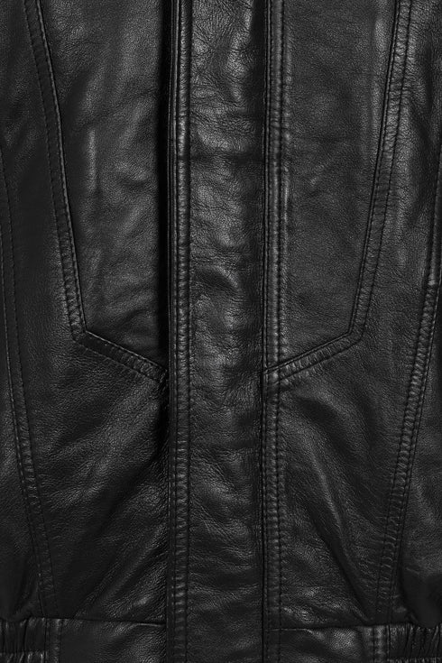 Men's Real Genuine Leather Classic Blouson Jacket - PAUL-303 - London Leathers Direct