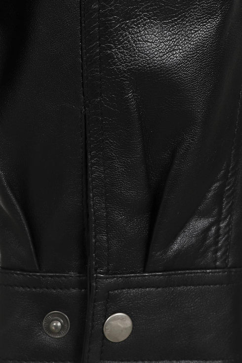 Men's Real Genuine Leather Classic Blouson Jacket - PAUL-303 - London Leathers Direct