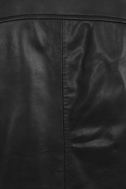 Men's Classic Style Black Leather Jacket for Everyday Wear - JIMMY - London Leathers Direct