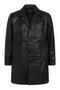 Men's ¾ Length Classic Leather Coat - GARY - London Leathers Direct