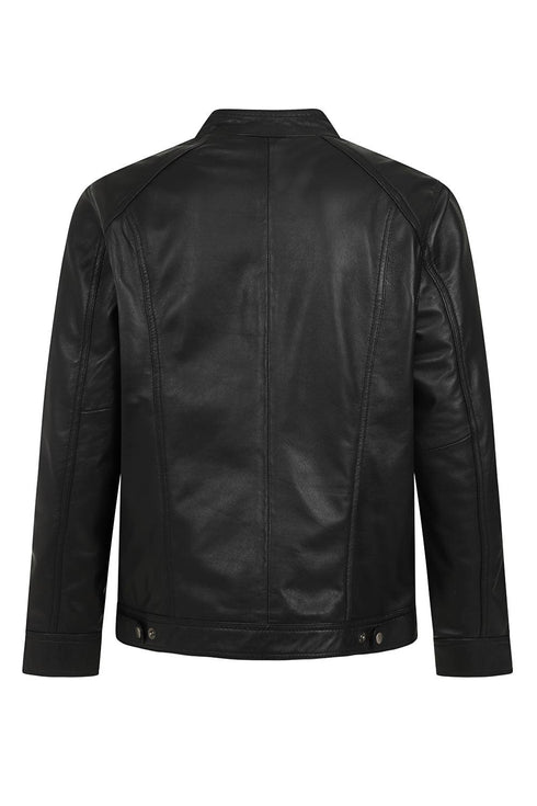 Men's Smart Classic Leather Jacket for Everyone - NEIL - London Leathers Direct