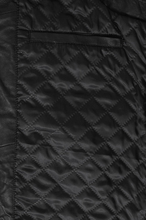 Men's Leather Sleeveless Gilet Black, Brown, Buff - VINNY - London Leathers Direct