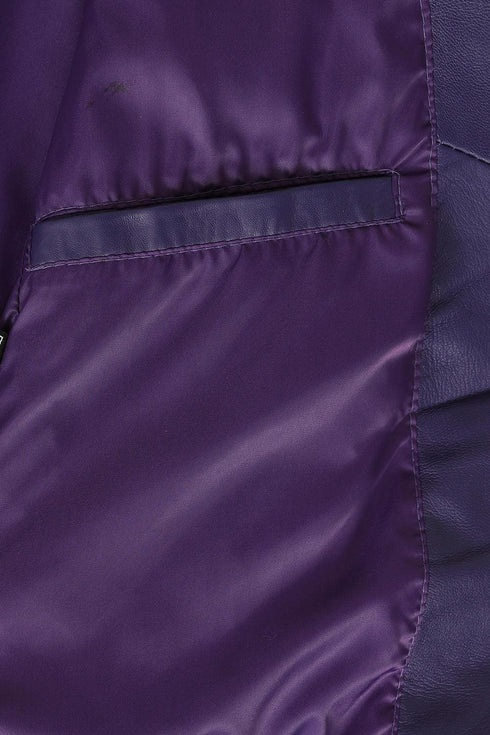 Women's Biker Style Real Leather Jacket - CELIA - London Leathers Direct