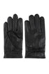 Women's Black Leather Gloves with Bow - London Leathers Direct