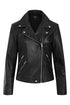 Women's Biker Style Real Leather Jacket - CELIA - London Leathers Direct