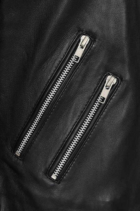 Women's Biker Style Real Leather Jacket - CELIA - London Leathers Direct