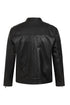Men's Black, Brown, Grey Leather Racer Biker Style - CHARLIE - London Leathers Direct