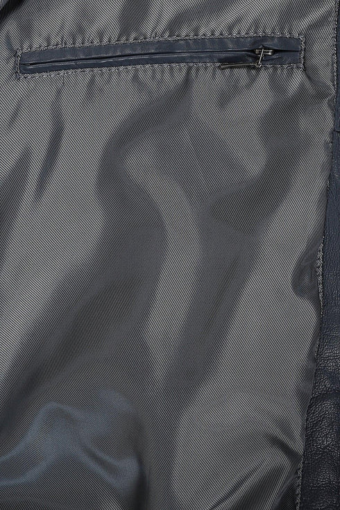 Men's Real Genuine Leather Classic Blouson Jacket - PAUL-303 - London Leathers Direct