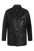 Men's Real Genuine Leather Classic Button Front Jacket - Steve - London Leathers Direct