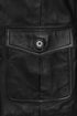 Men's Real Genuine Leather Classic Button Front Jacket - Steve - London Leathers Direct