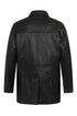 Men's Real Genuine Leather Classic Button Front Jacket - Steve - London Leathers Direct