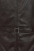 Men's Leather Classic Waistcoat Black, Brown, Tan - TEDDY - London Leathers Direct