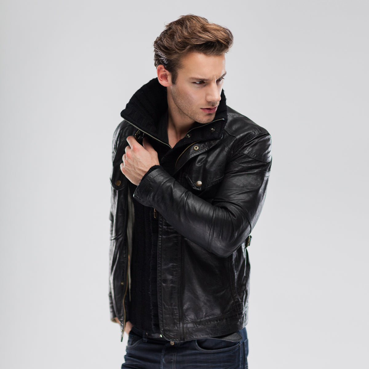 Men's Leather Jackets | Real Leather Jackets For Men in UK | LLD Original